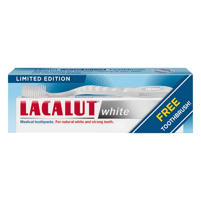 Lacalut white + Limited edition fogkefe